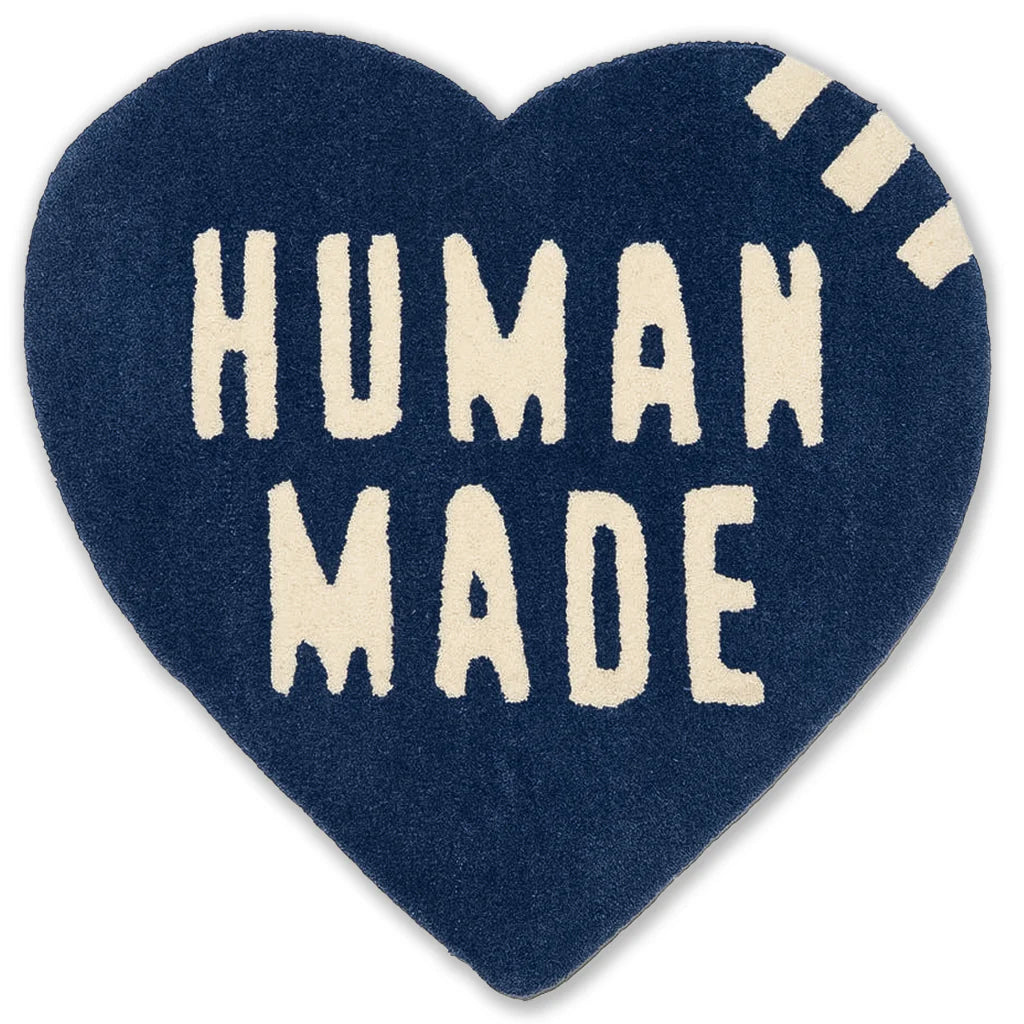 Heart Rug Medium Navy