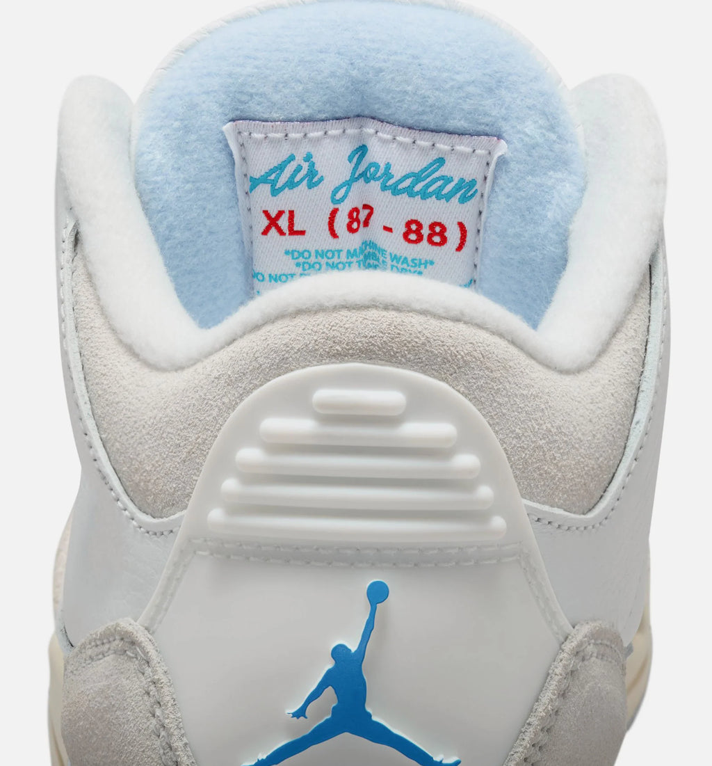 Air Jordan 3 Retro Lucky Shorts Grade School Lifestyle Shoe Summit White Hydrogen Blue Legend Blue