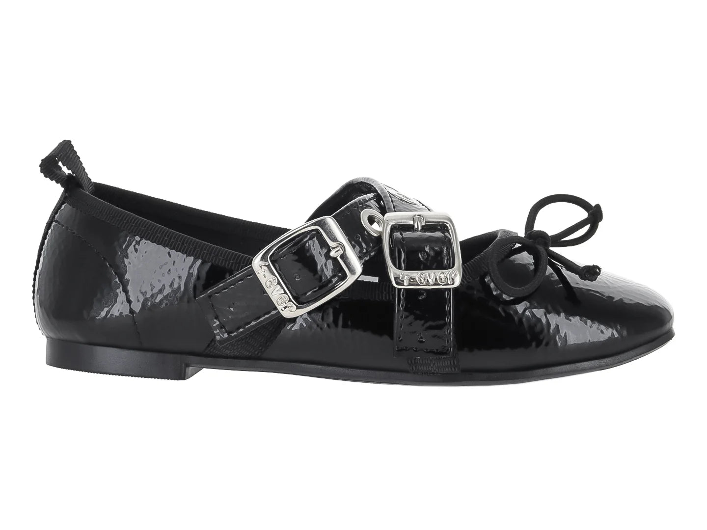 Zapatos Flats 4EVER Negro de Charol para Niña