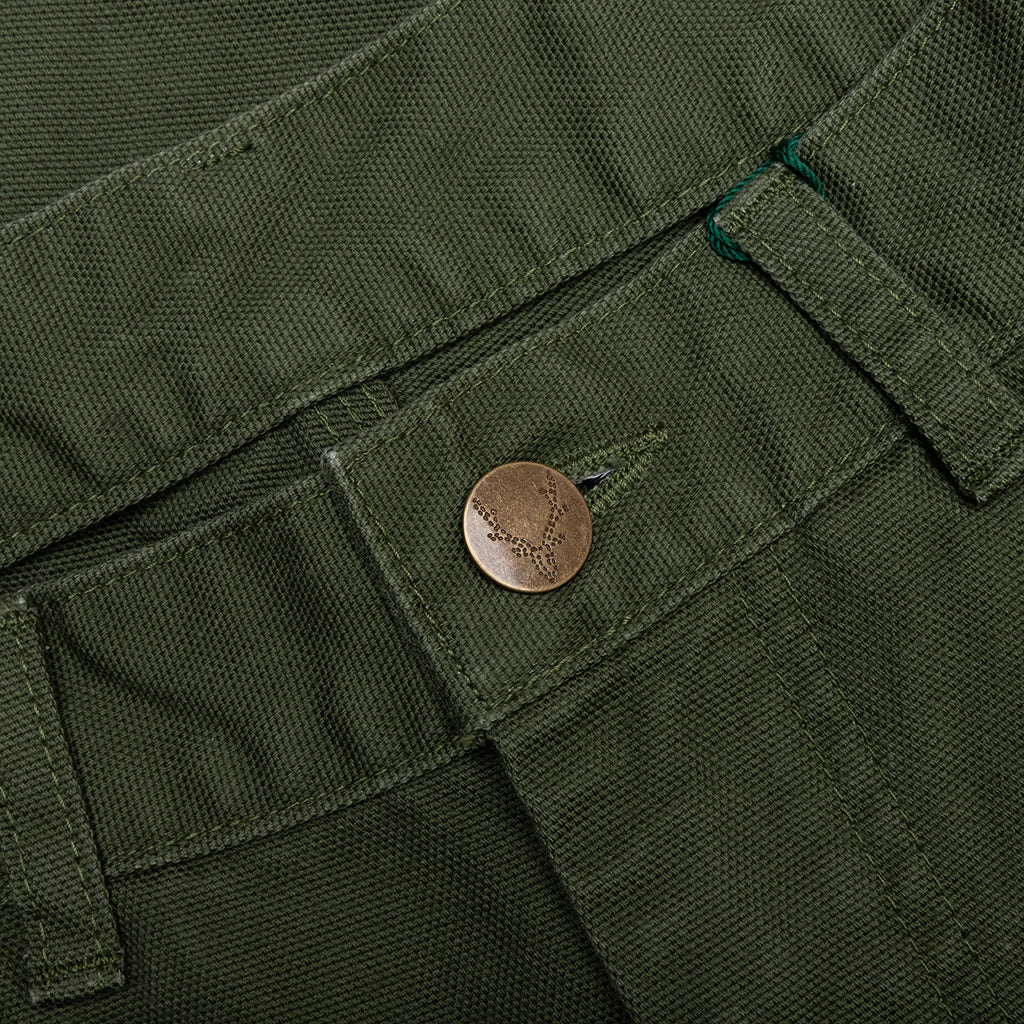 Cotton Canvas Painter Pant Moss Green
