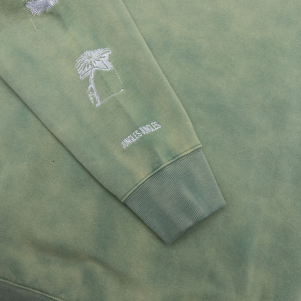 Hard Times Never Last Hoodie Green