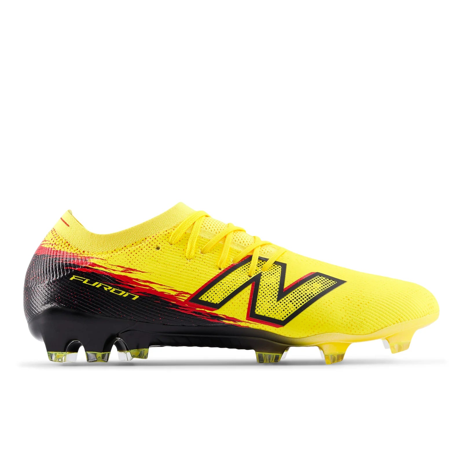 New Balance Furon Elite V8 FG Firm Ground Mens Soccer Cleats Punch Yellow
