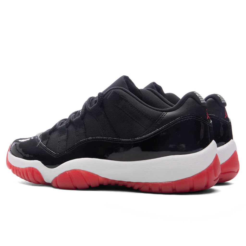 Air Jordan 11 Retro Low Bred Black Varsity Red White