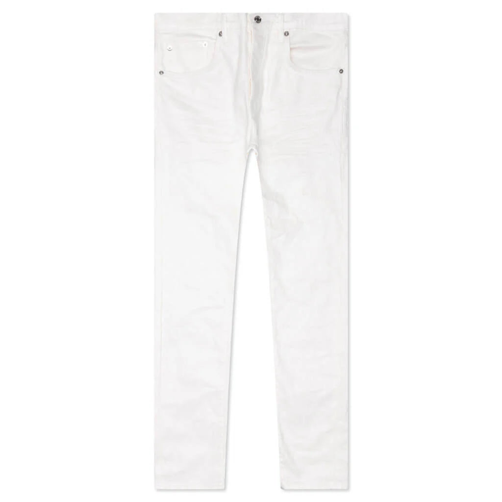 P001 White Film Monogram Jacquard