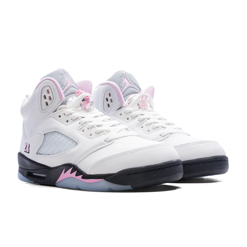 Air Jordan 5 Retro OG 35th Anniversary GS White Black Med Soft Pink White