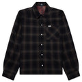 Bonded Reversible Check Shirt Nero