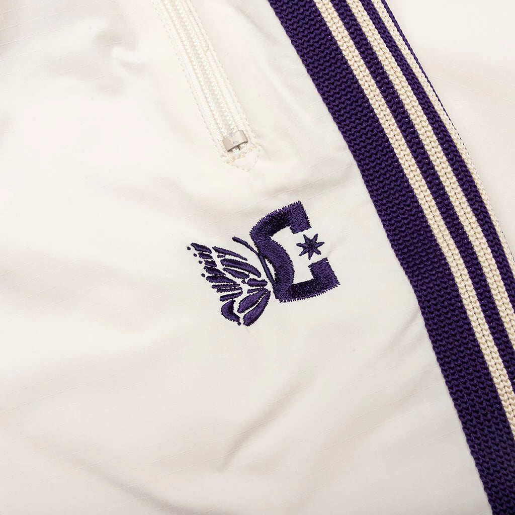 Needles x DC Shoes Track Pant Poly Ripstop Ivory