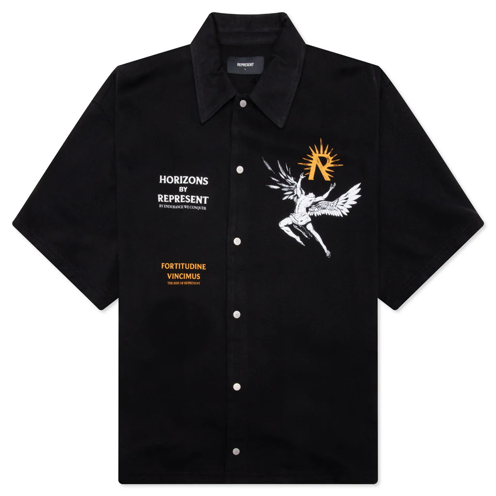 Icarus S S Shirt Black