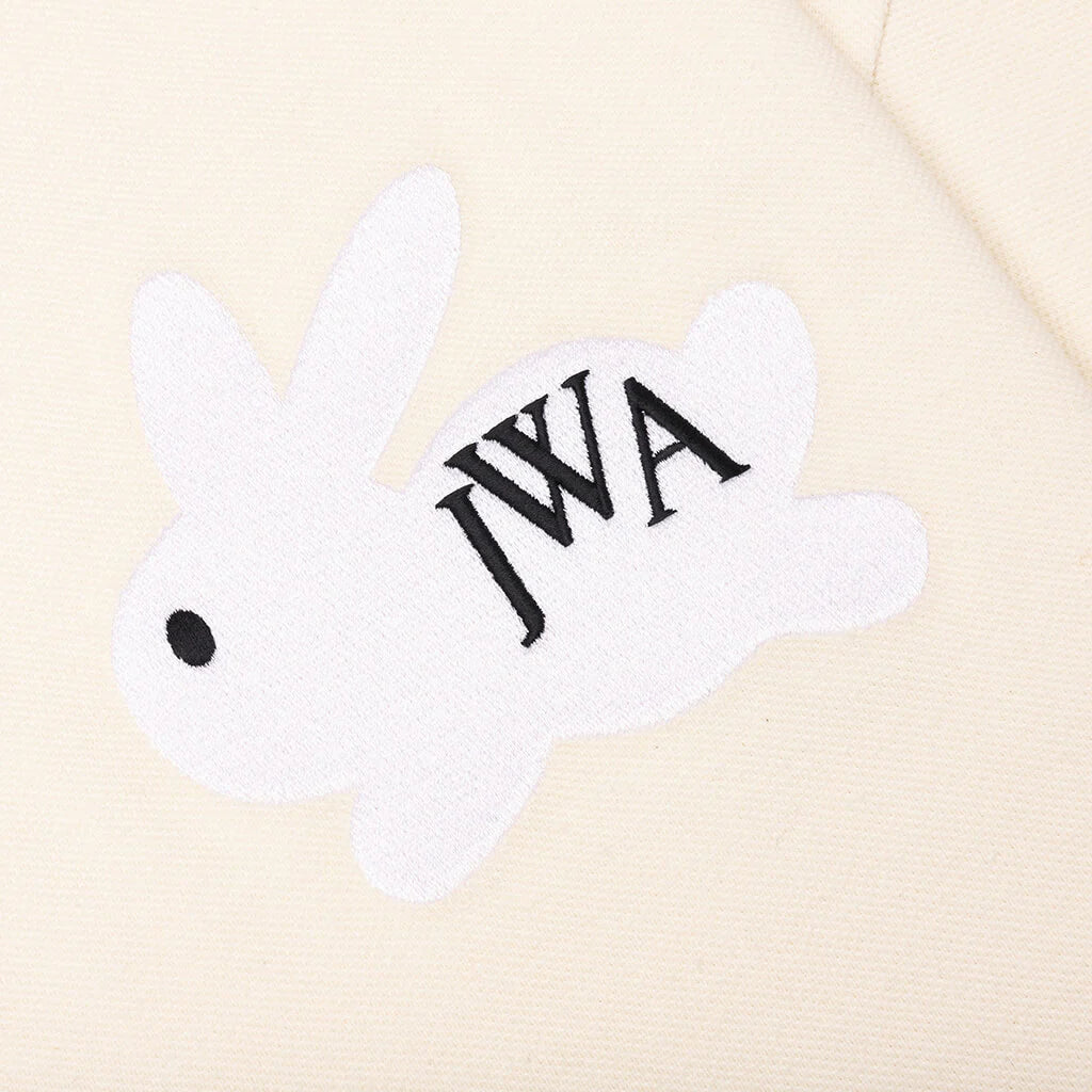 Bunny Embroidery Polo Shirt Beige