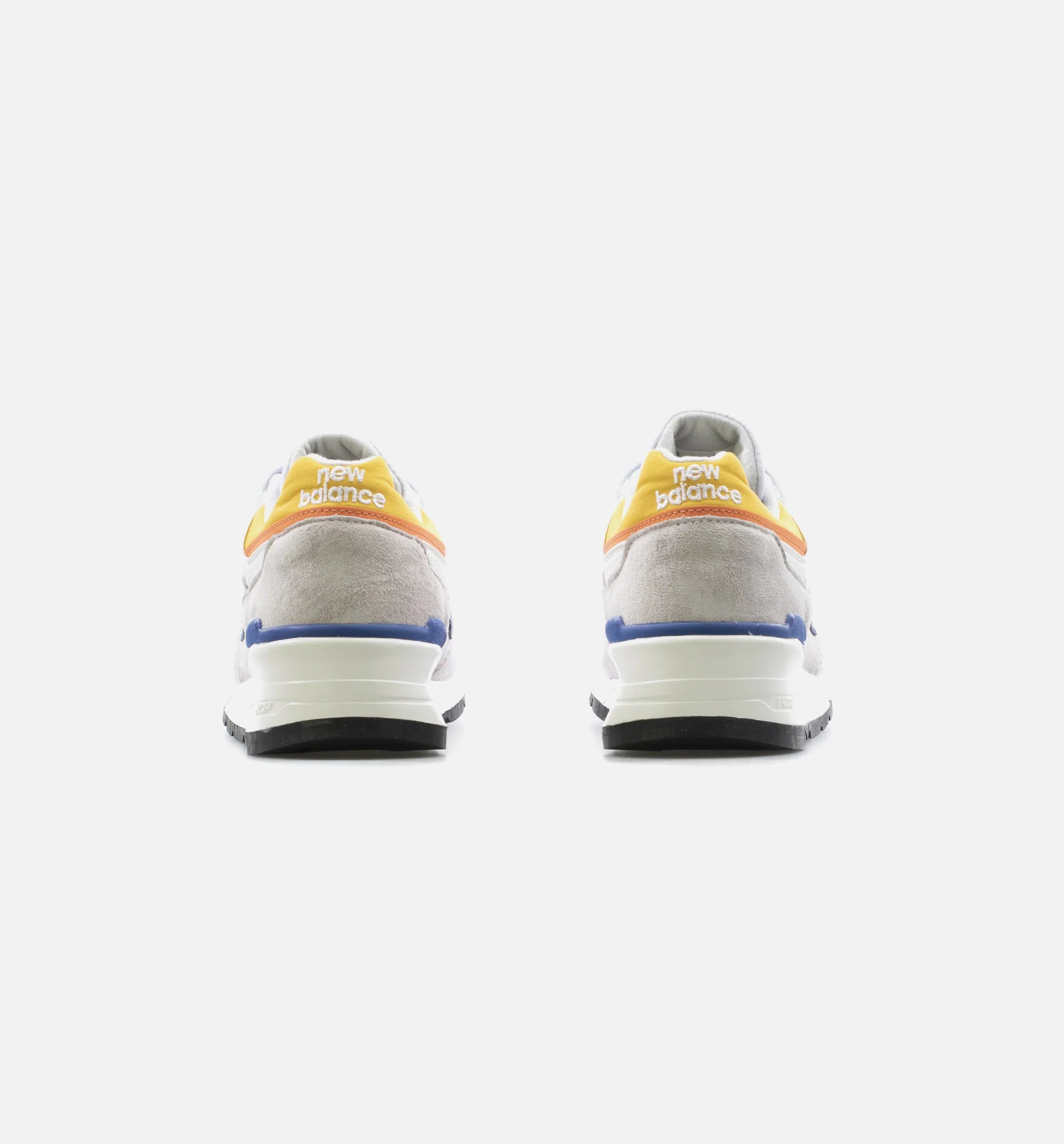 997 Made In USA Mens Lifestyle Shoe Grey Orange