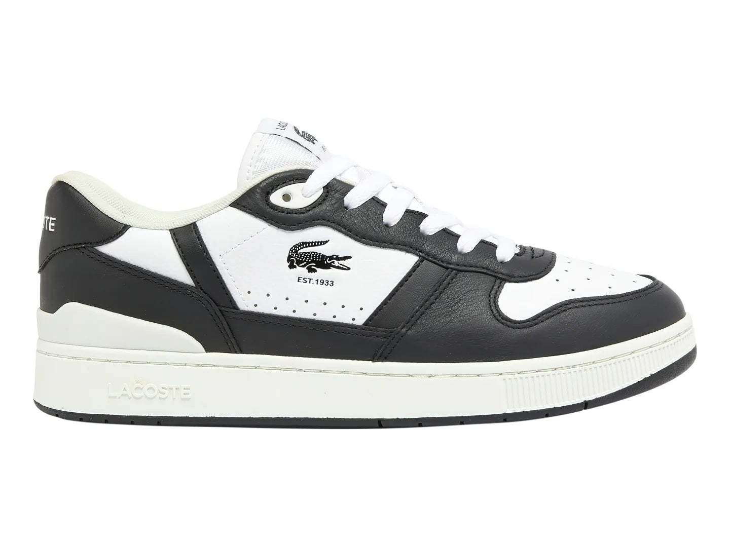 Tenis Lacoste T Clip Set Blanco y Negro para Hombre
