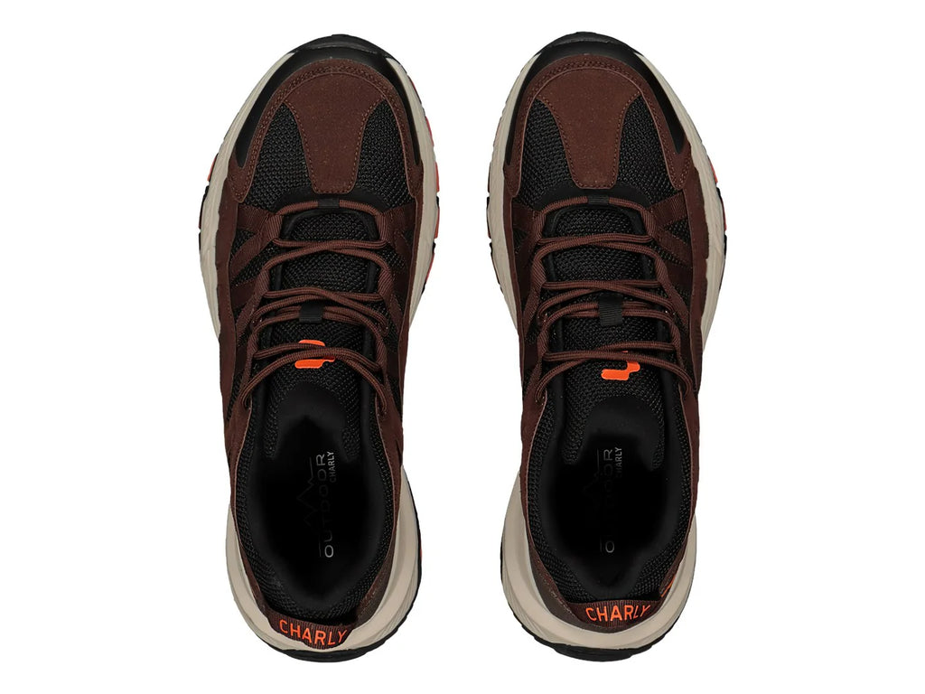 Tenis Charly Café y Negro para Hombre