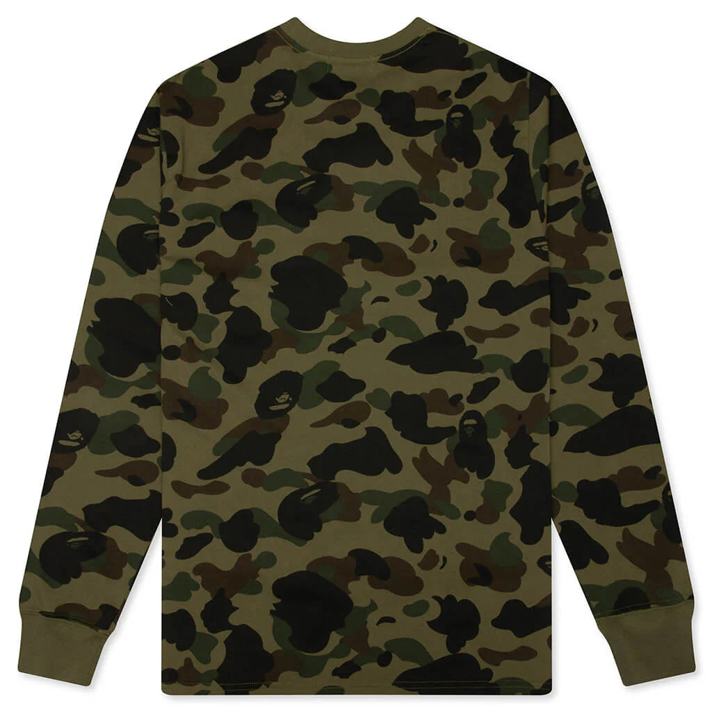 1st Camo One Point L S Tee Green