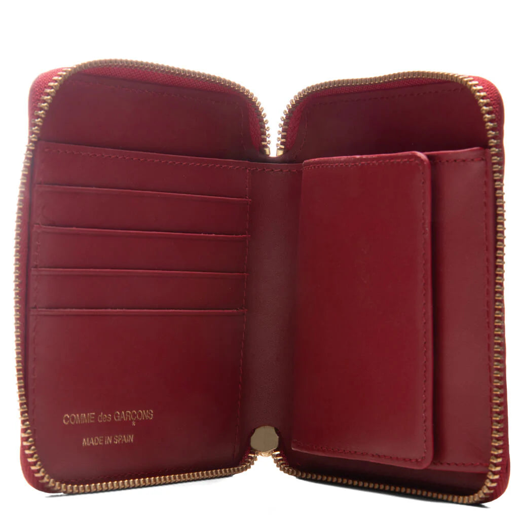 Comme des Garcons SA210E A Embossed Wallet Red
