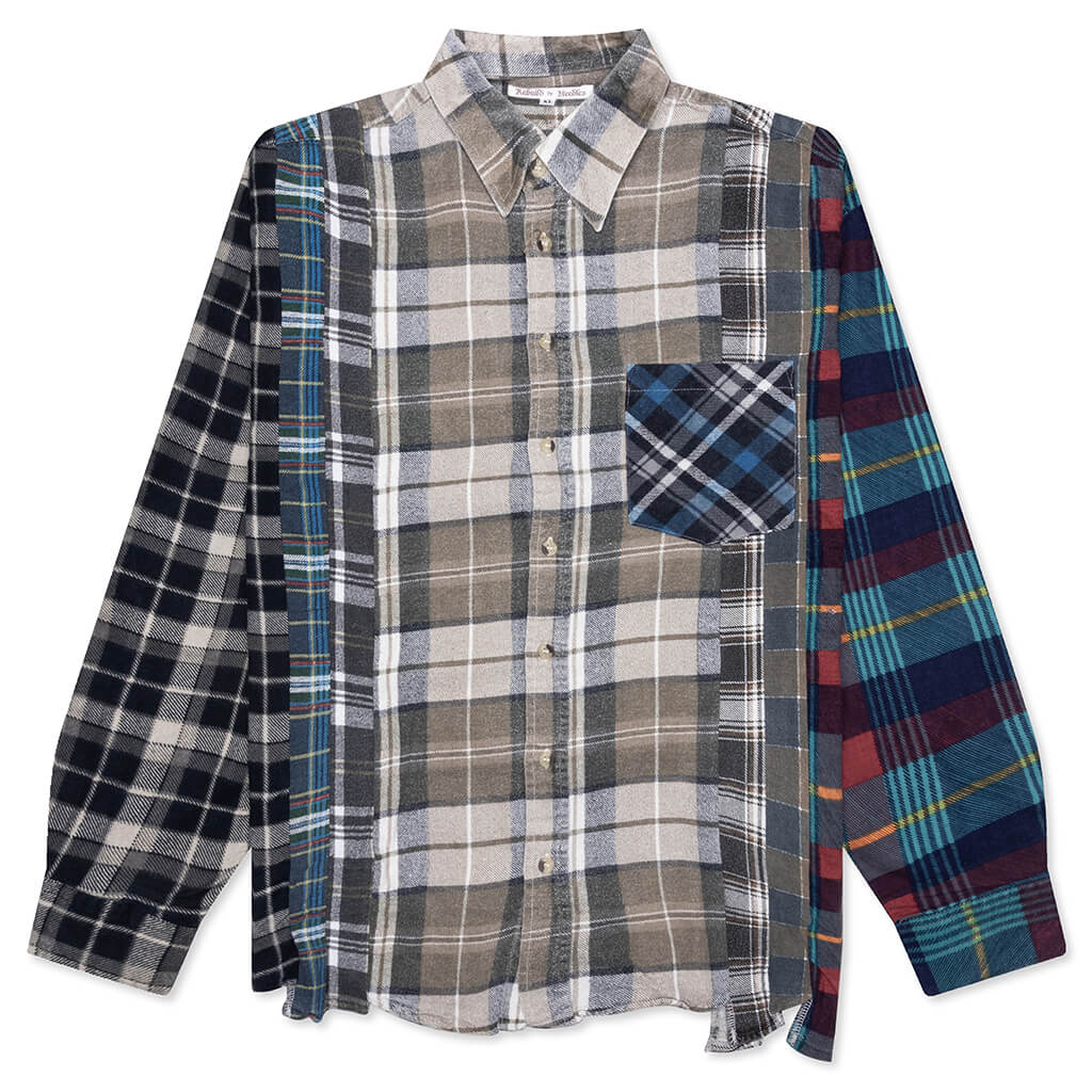 7 Cuts Flannel Shirt Assorted