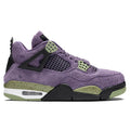 Womens Air Jordan 4 Retro Canyon Purple Safety Orange Alligator