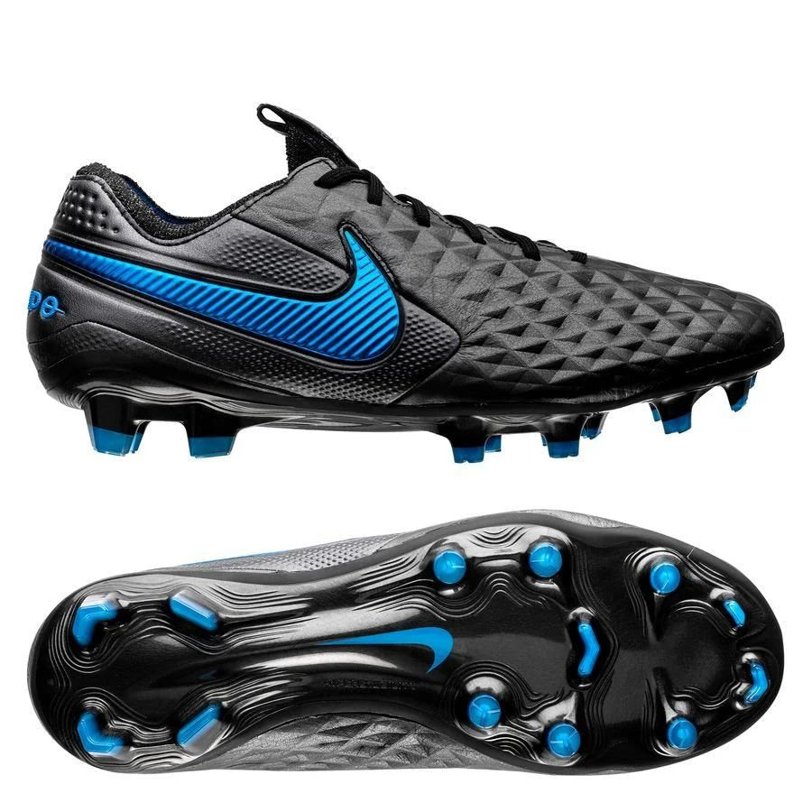 Nike Legend 8 Elite FG Firm Ground Soccer Cleats Black Blue Hero