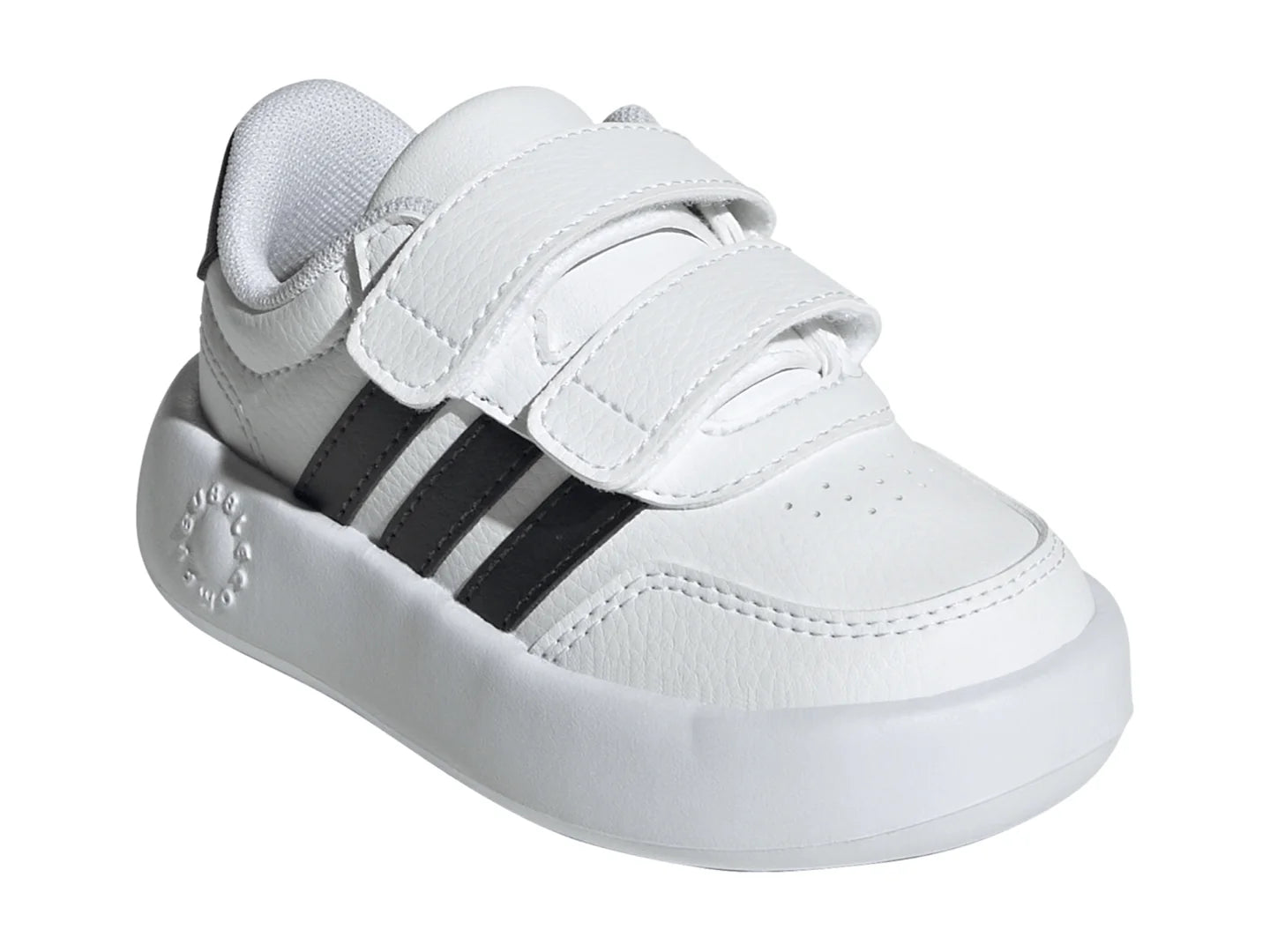 Tenis Adidas Breaknet 30 Blanco y Negro para Niño