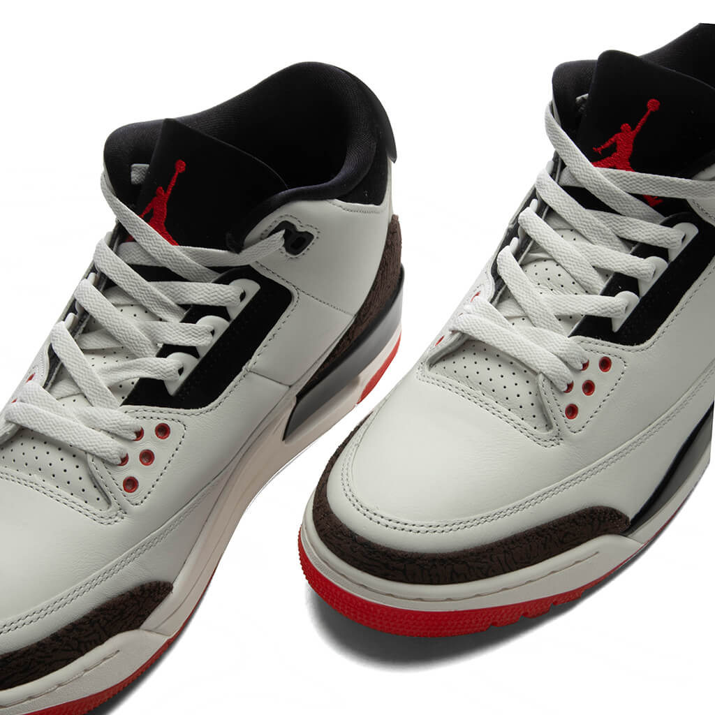 Air Jordan 3 Retro OG Worlds Best Dad Sail Black University Red Pale Ivory