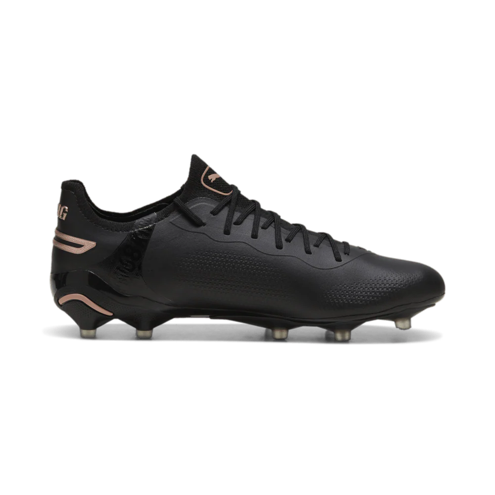 PUMA King Ultimate FG AG Firm Ground Soccer Cleats Black Copper