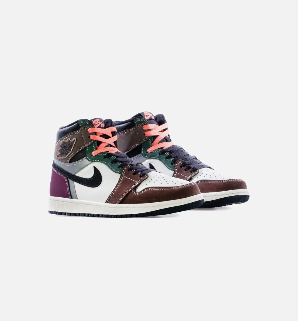 Air Jordan 1 High OG Hand Crafted Mens Lifestyle Shoe Black Archaeo Brown Dark Chocolate Limit One Per Customer