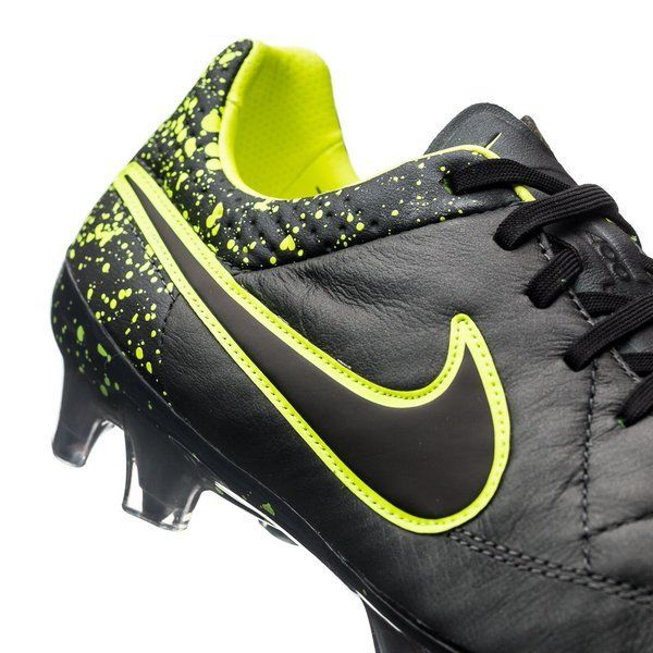 Nike Tiempo Legend V FG Soccer Cleatsh Anthracite Volt