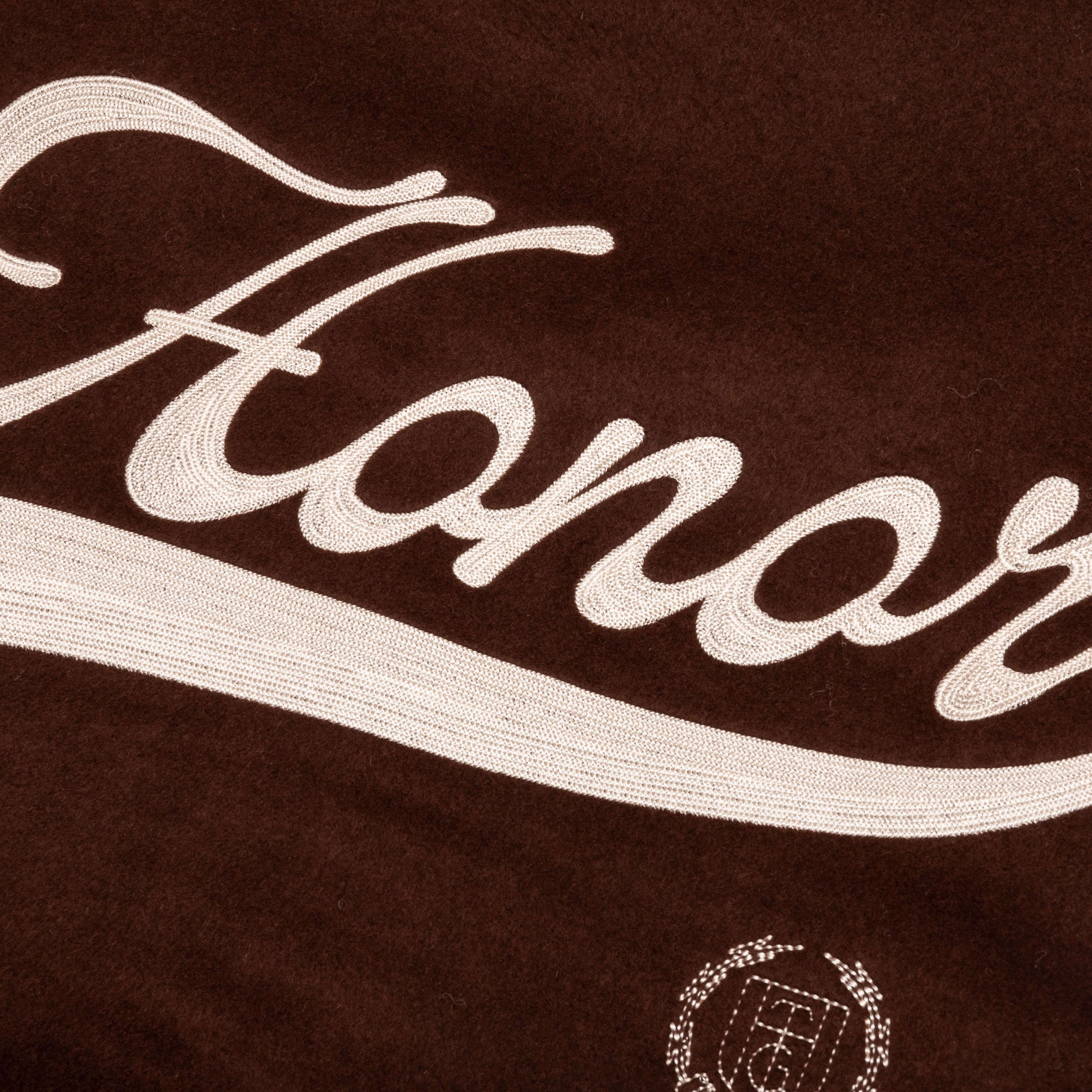 Holiday HTG Letterman Jacket Brown