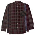 Over Dye 7 Cuts Shirt Brown
