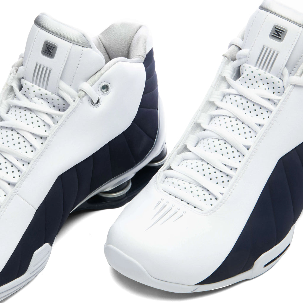 Shox BB4 Olympic White Midnight Navy Metallic Silver