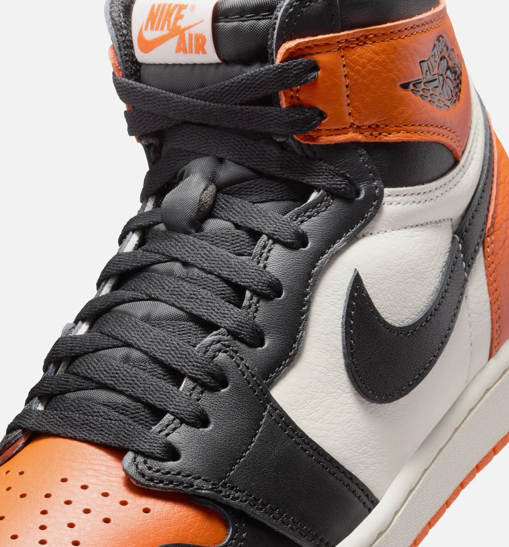 Air Jordan 1 Retro High OG Shattered Backboard Mens Lifestyle Shoe Black Black Sail Starfish