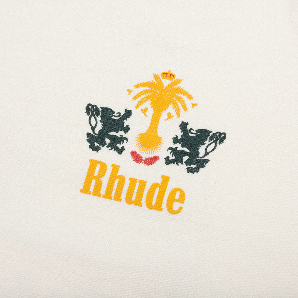 Rhude Tabaco Tee Vintage White