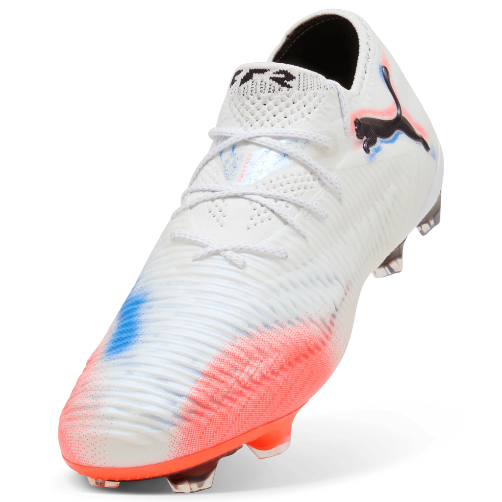PUMA Future 8 Ultimate Low Firm Ground Soccer Cleats White Black
