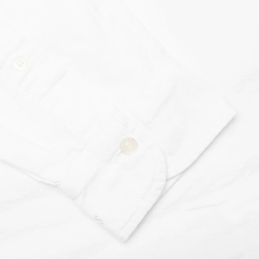Oxford BD L S Shirt White