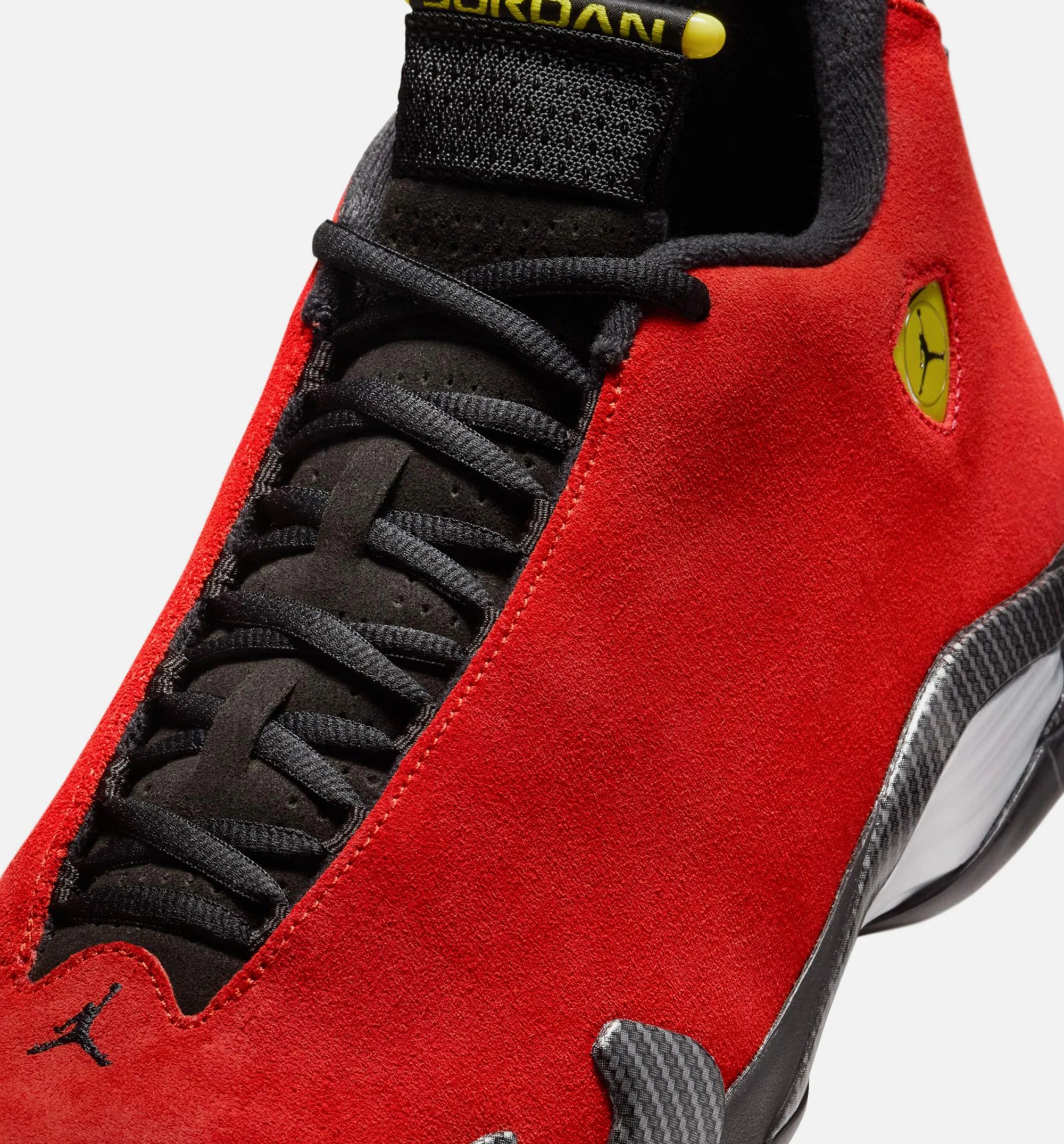 Air Jordan 14 Retro Challenge Red Mens Lifestyle Shoe Challenge Red Black Vibrant Yellow Anthracite Limit One Per Customer