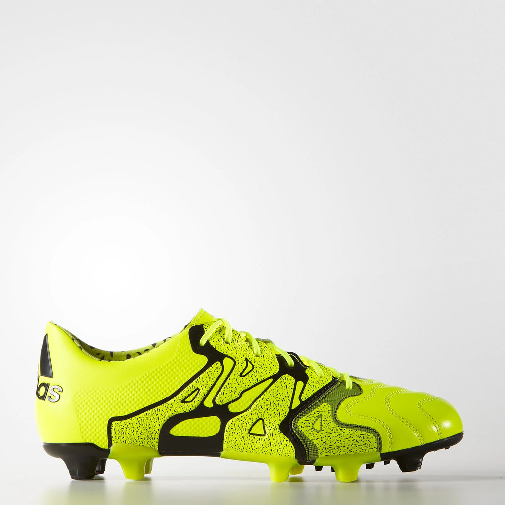 adidas X 151 FG AG Leather Multi Ground Soccer Cleats Solar Yellow Black