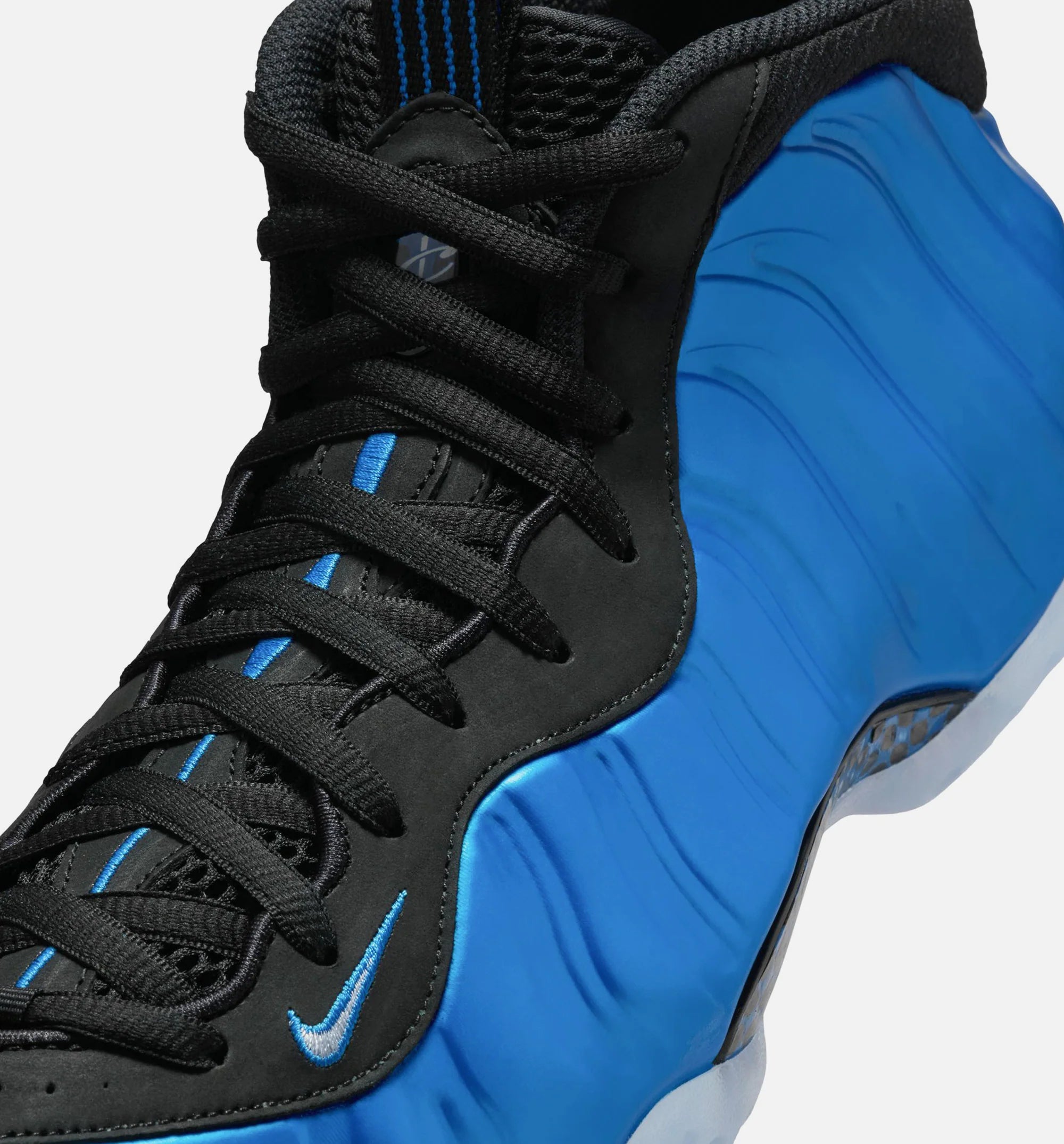 Air Foamposite International Blue Mens Lifestyle Shoe Neon Royal White Black Clear Free Shipping