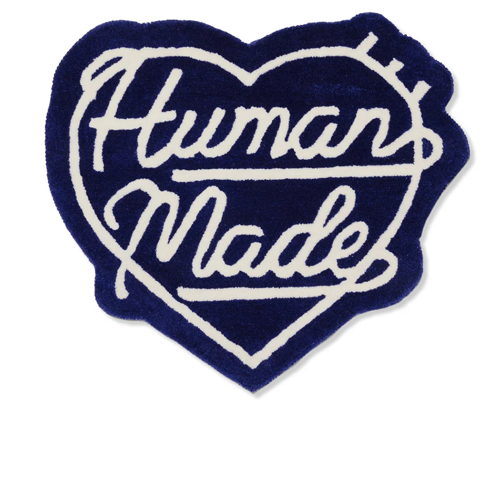 Heart Rug Medium Blue