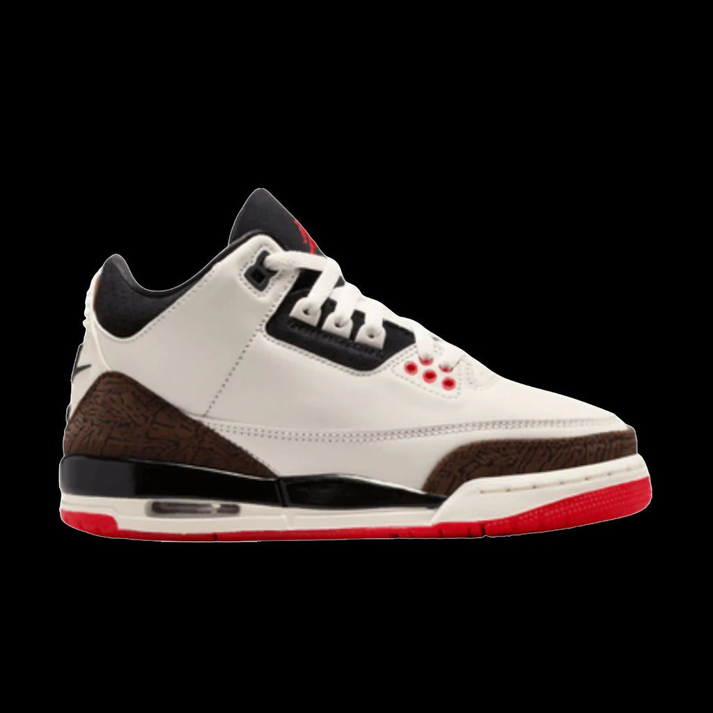 Air Jordan 3 Retro GSSail Black University Red Pale Ivory