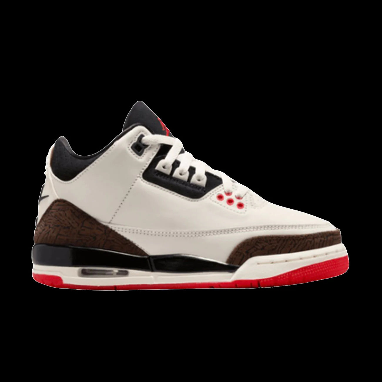 Air Jordan 3 Retro GSSail Black University Red Pale Ivory