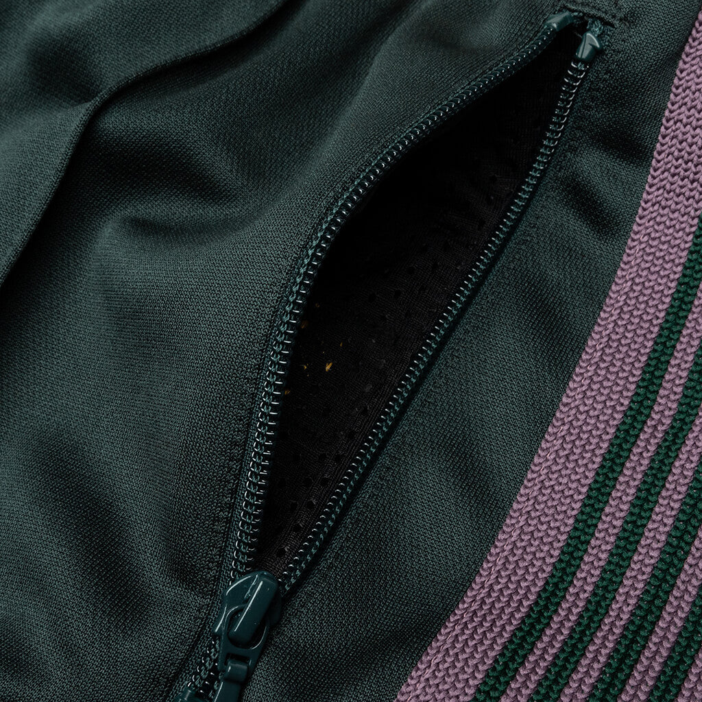 Poly Smooth Boot Cut Track Pant Green