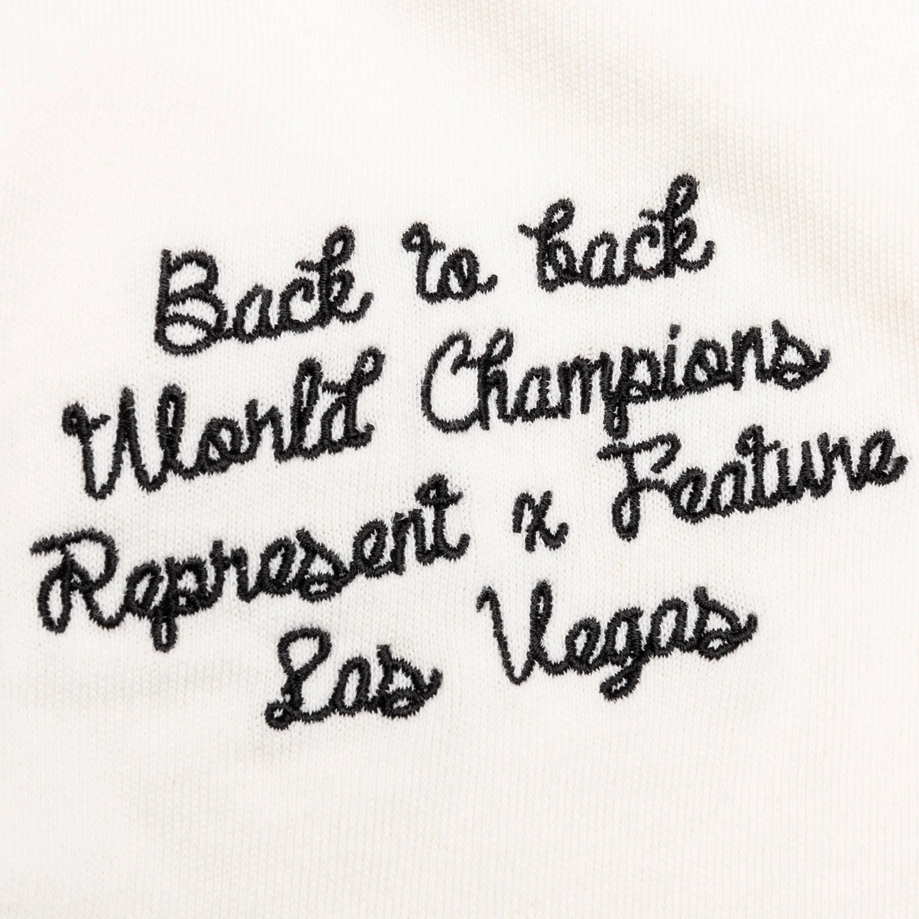 Feature x Represent Champions T Shirt Flat White