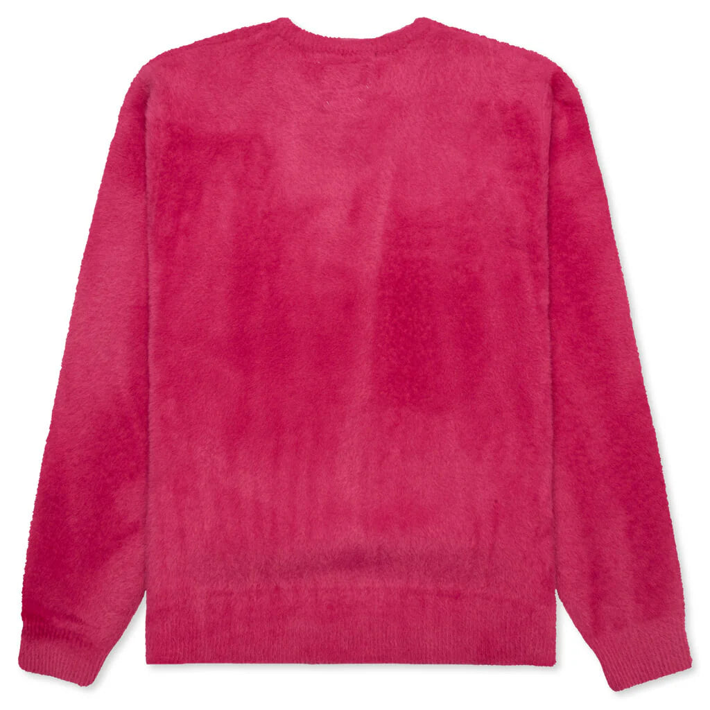 Fuzz L S Knit Carmine