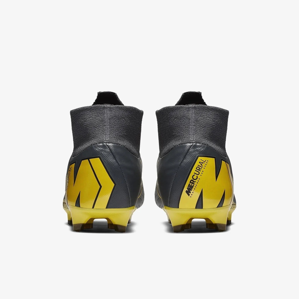Nike Superfly 6 Pro FG Mens Soccer Cleats Dark Grey Yellow