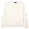 Landscaped Knitted Pullover Off White