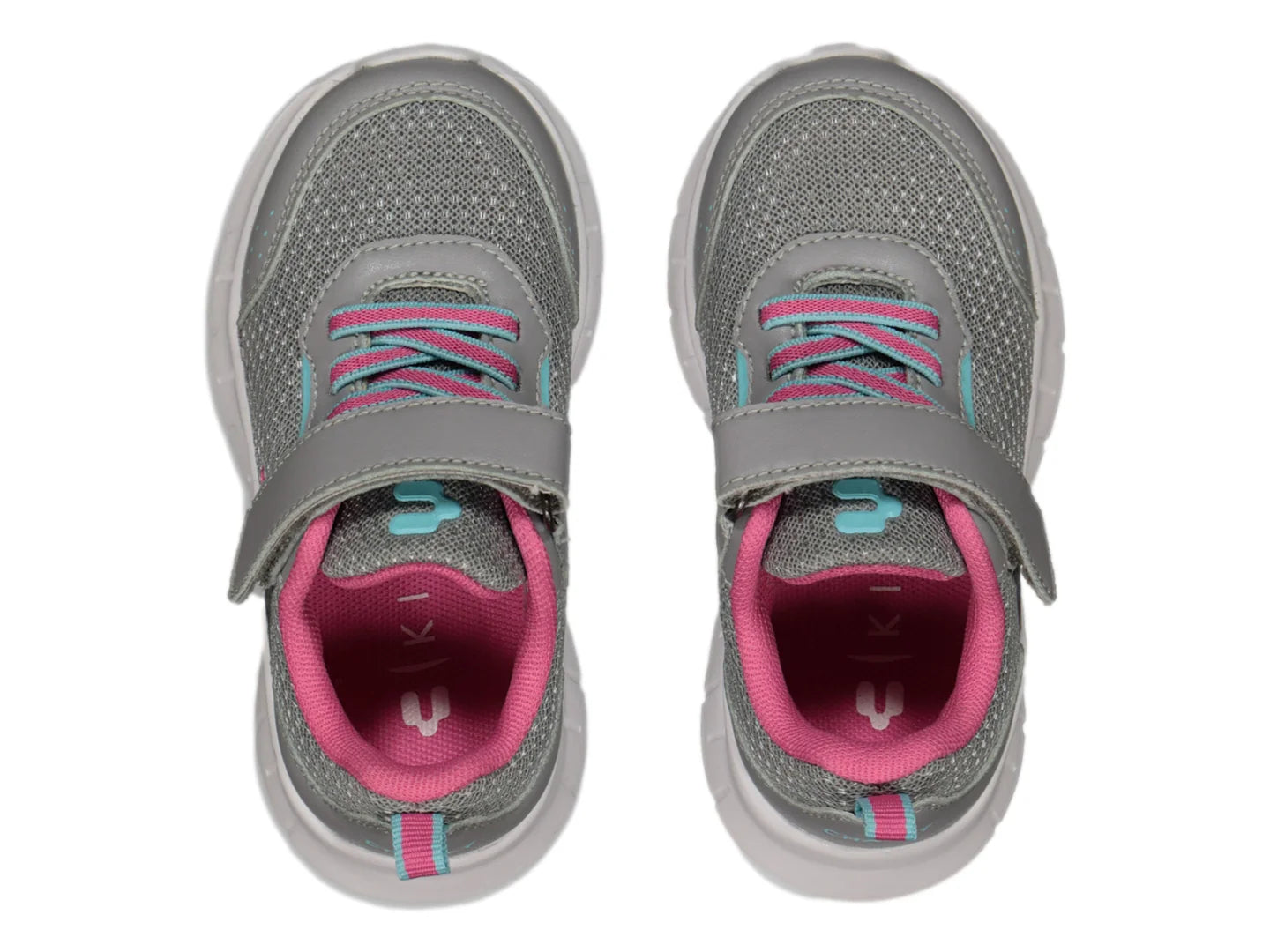 Tenis Charly Gris y Rosa para Niña