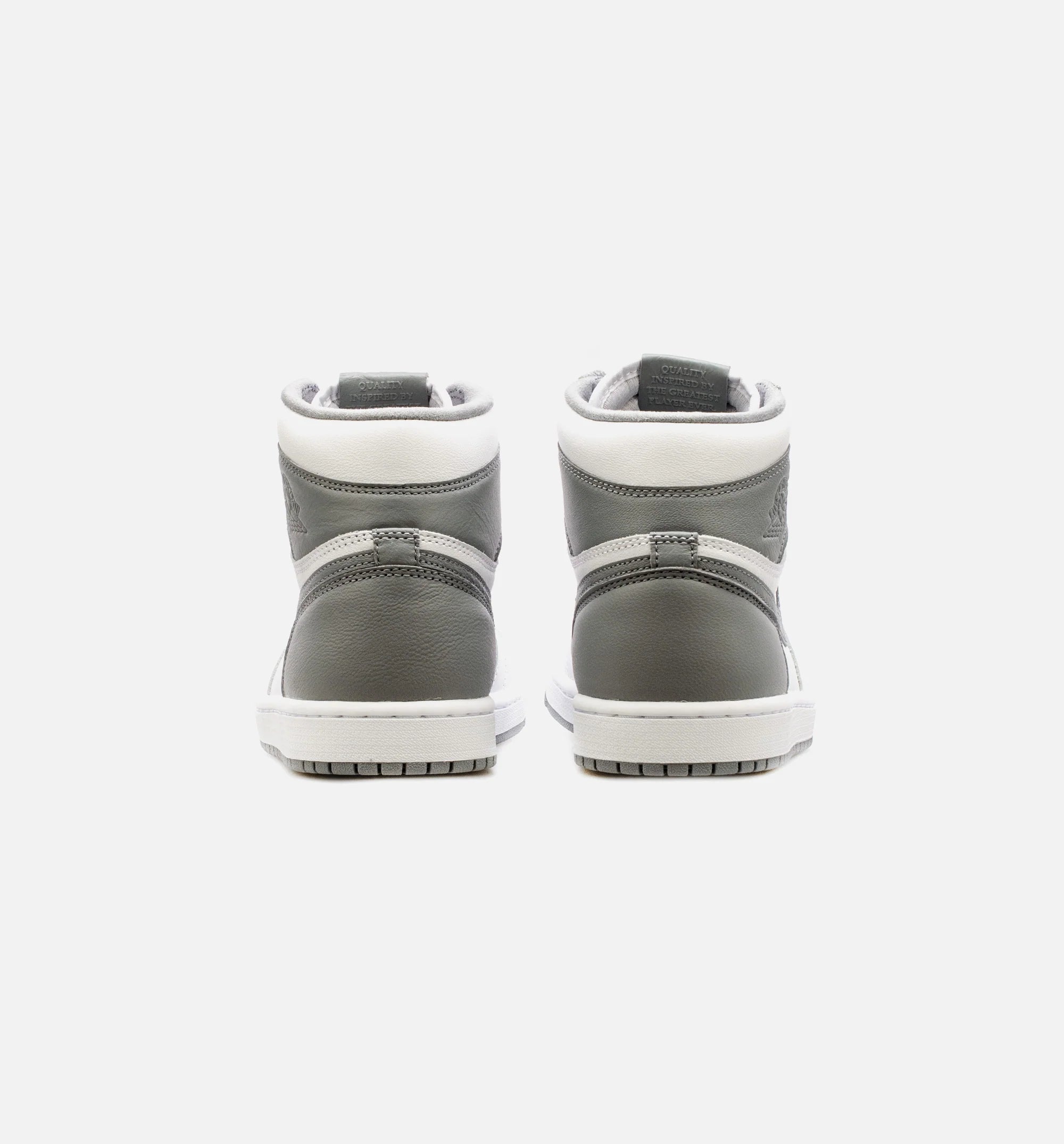 Air Jordan 1 High OG Stealth Mens Lifestyle Shoe White Grey Free Shipping