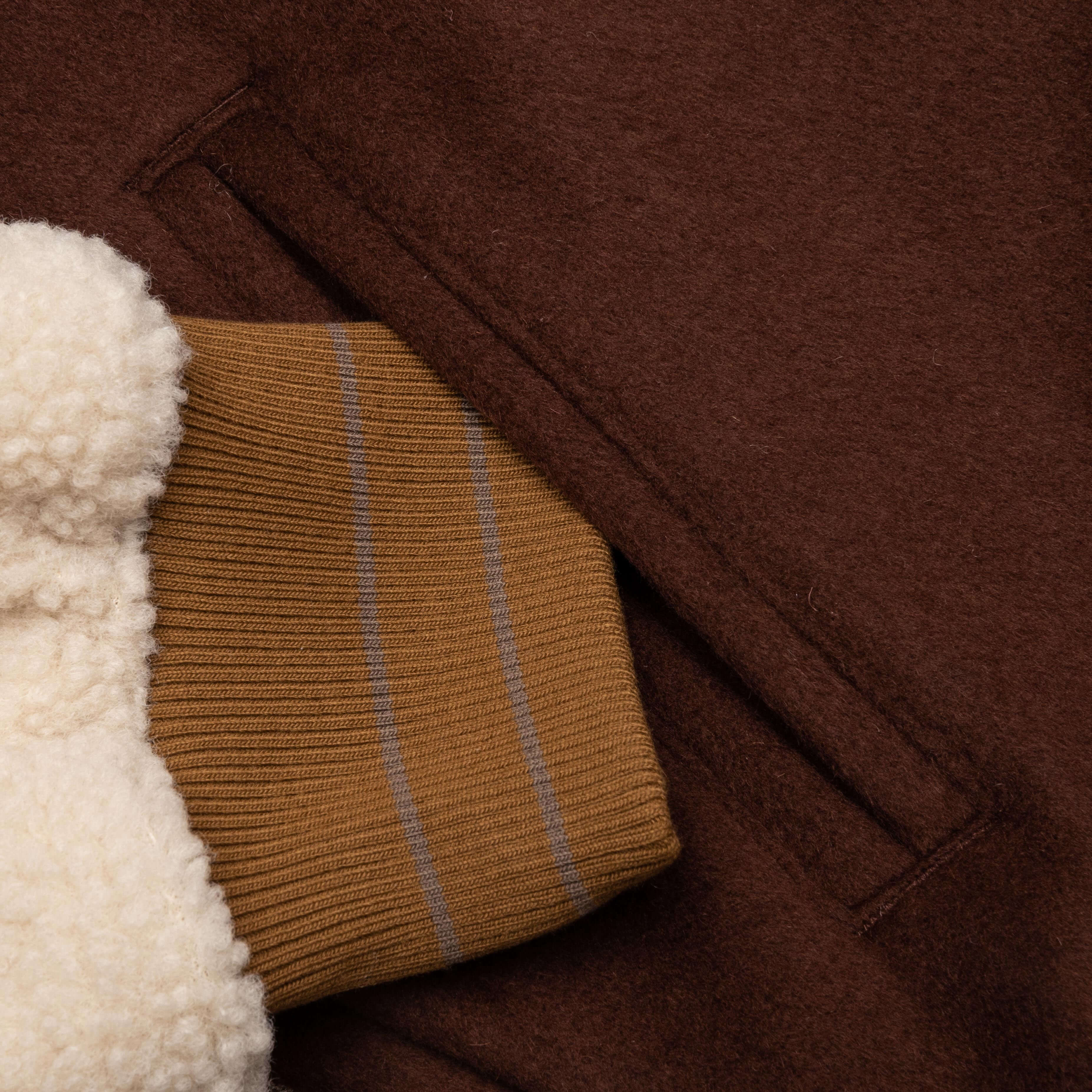 Holiday HTG Letterman Jacket Brown