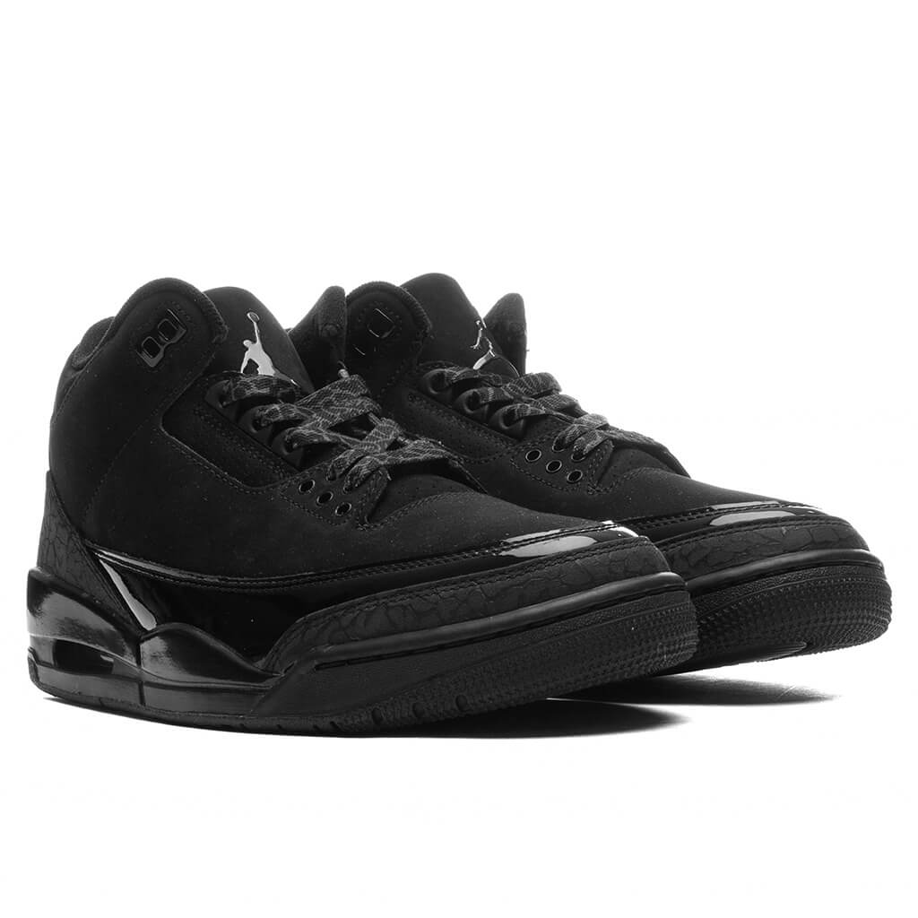 Air Jordan 3 Retro Black Cat Black Dark Charcoal White