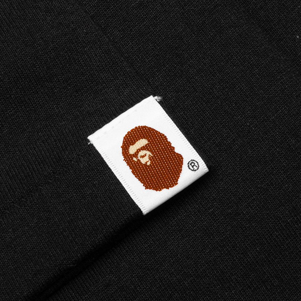 Crystal Stone Bape Logo Tee Black
