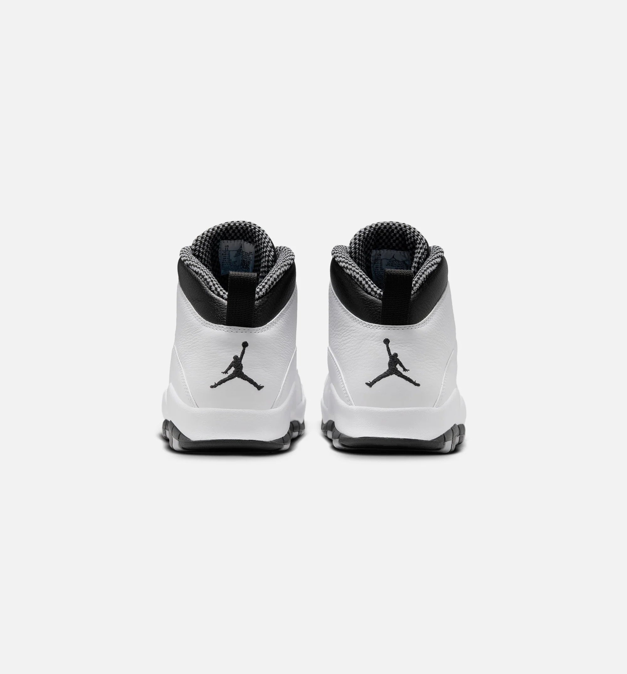 Air Jordan 10 Retro Light Steel Grey Mens Lifestyle Shoe White Black Light Steel Grey